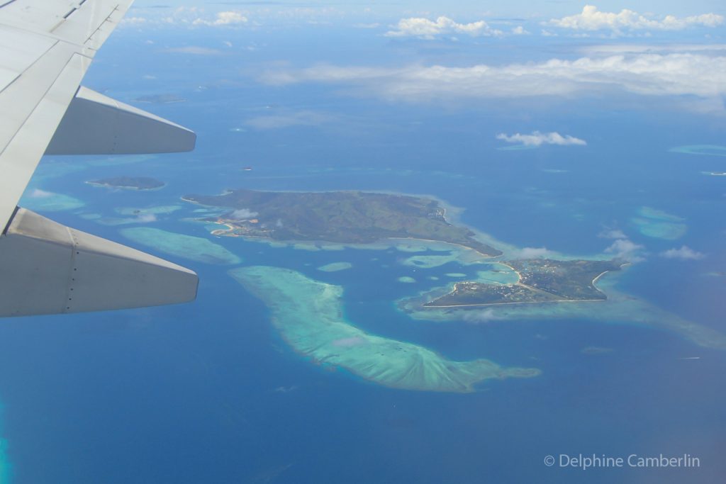 Fiji View from Plane