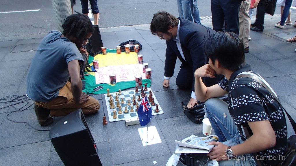 Fundrasing Outdoor Chess Street Sydney