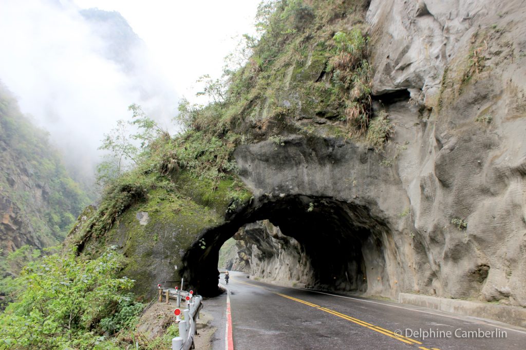 Road Under Mountain Rock