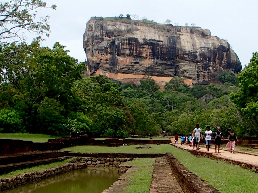 Sigiriya rock in Sri Kanka