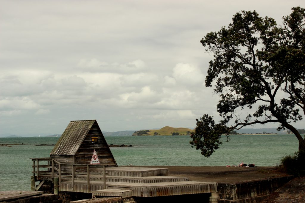 Auckland_hut by water