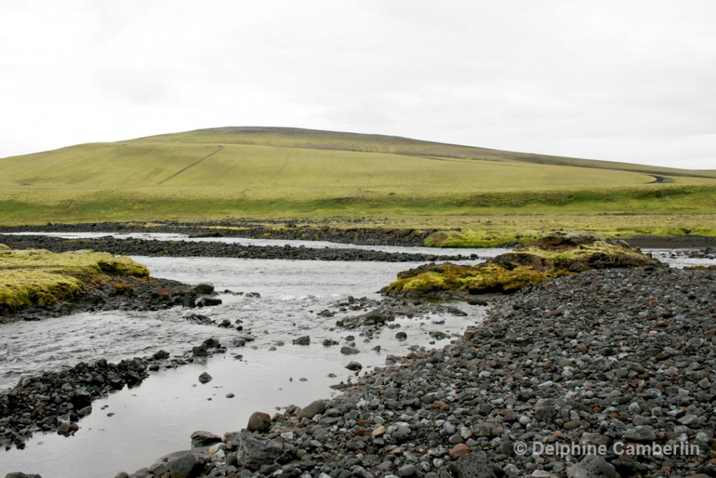 Lake Stone Iceland Landscape