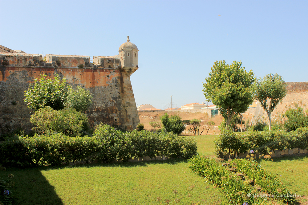 Peniche fortification Garden in Portugal