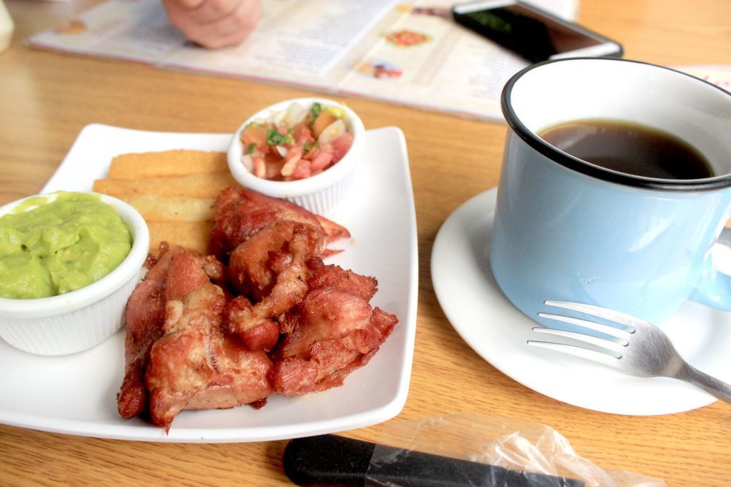 costarican-food-with-guacamole-and-pork