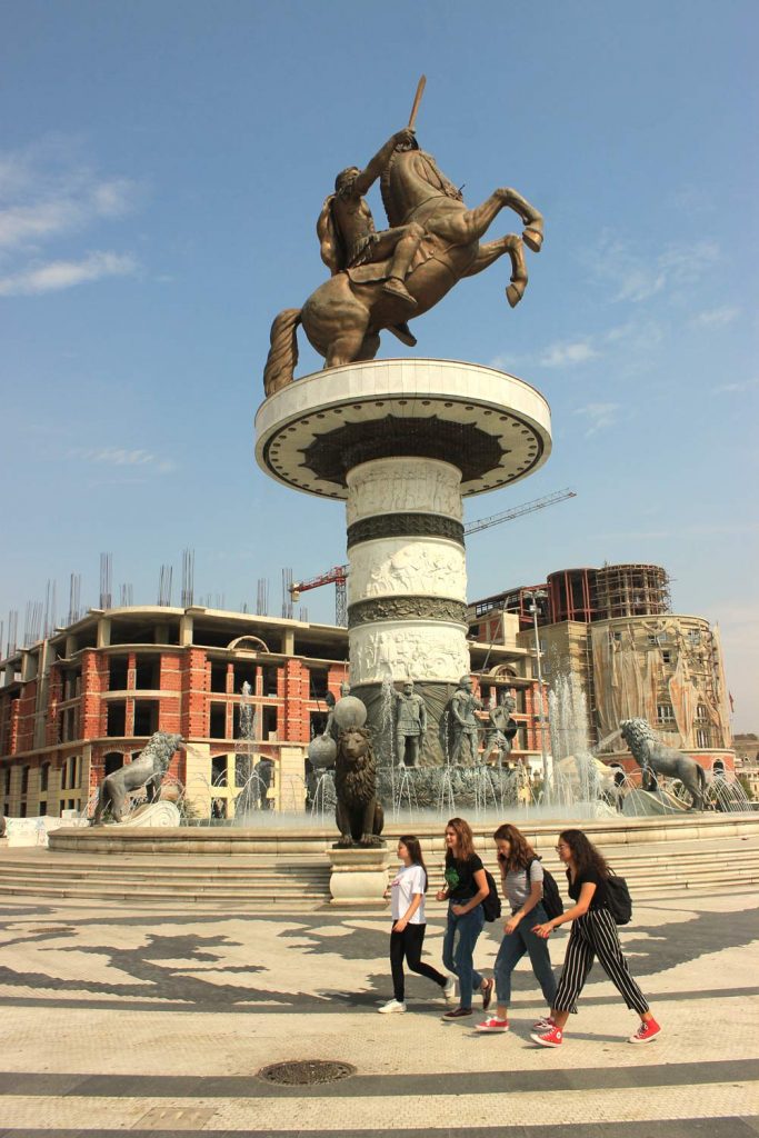 horse-statue-skopje-macedonia