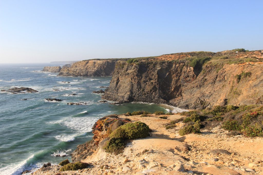 Rock view Alentejo Portugal Cliff