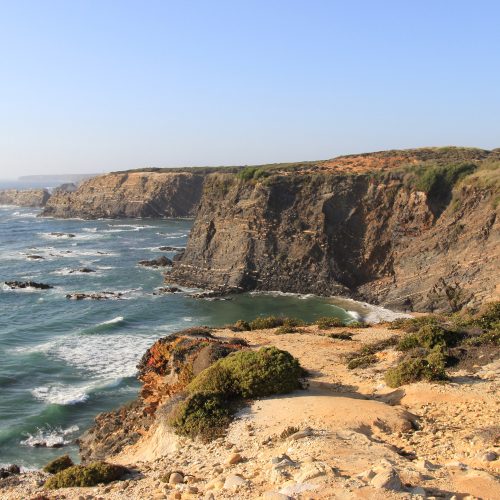 Rock view Alentejo Portugal Cliff